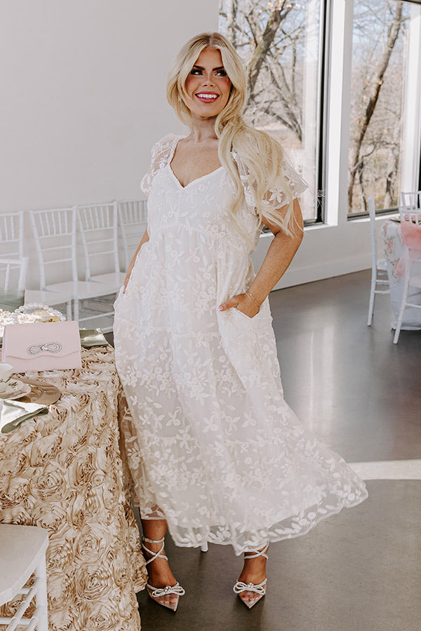 Daydreaming of You Embroidered Midi Curves Image - 3