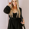 Simply Sweet Romper in Black Image - 1