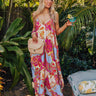Tranquil Horizon Floral Maxi In Cream Image - 1