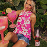 Botanic Bliss Shift Top in Pink Image - 1