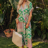 Take A Cruise Color Block Midi in Green Image - 1