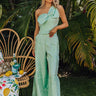 Viva La Travel High Waist Wide Leg Pants in Mint Image - 1