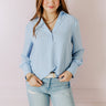 Charleston Getaway Shift Top in Sky Blue Image - 1