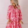 Coastal Cruise Floral Mini Dress in Pink Image - 1
