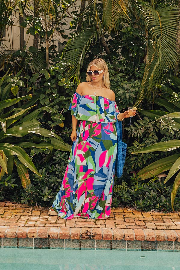Paradise Palms Maxi Dress