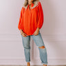 Casual Moment Shift Top in Tangerine Image - 1