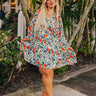 Fresh Blooms Babydoll Mini Dress Curves Image - 1