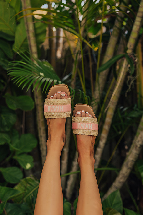 Hawaii Raffia Woven Sandal