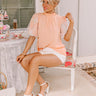 Cherished Moment Shift Top in Peach Image - 1