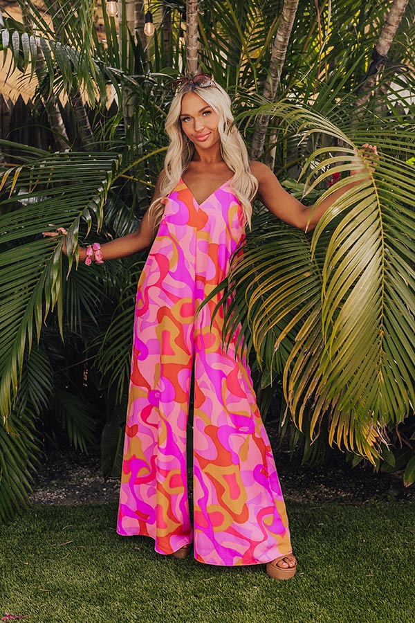 Tulum Dreaming Jumpsuit in Pink