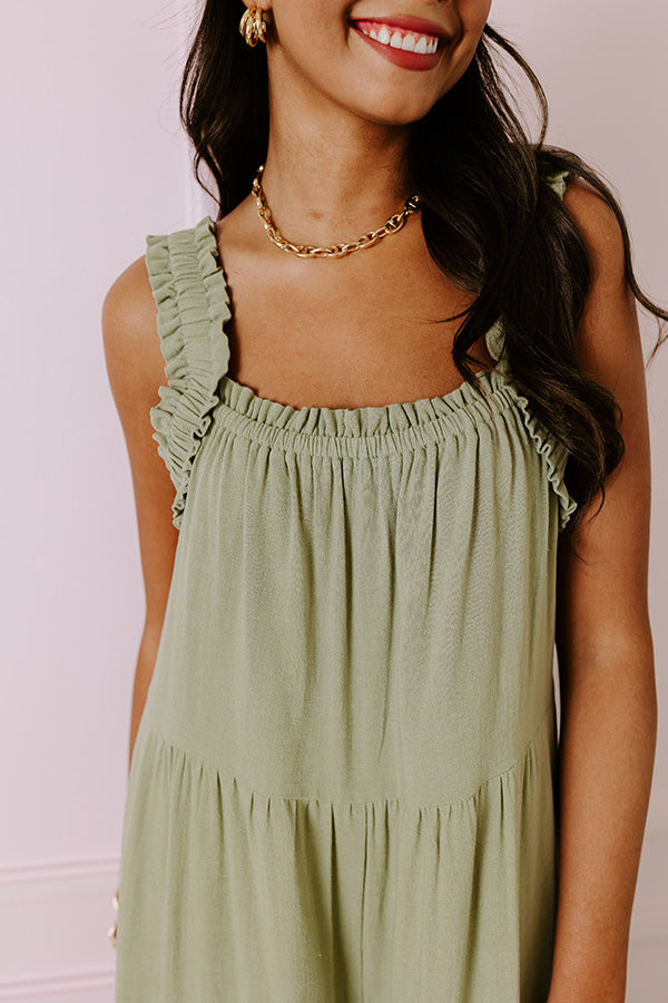 Charm And Charisma Linen-Blend Jumpsuit Image - 3