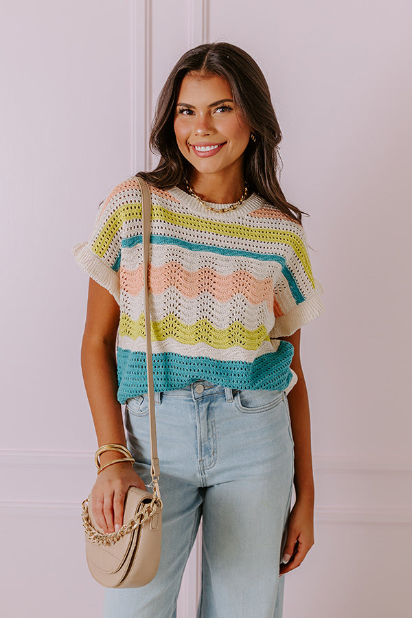 Stay In The Journey Knit Top Image - 1