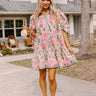 Blushing Bliss Floral Dress Image - 1