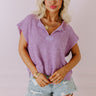 Vacay Ready Knit Top in Lavender Image - 1
