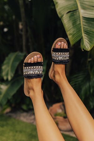 The Rylie Sandal In Black