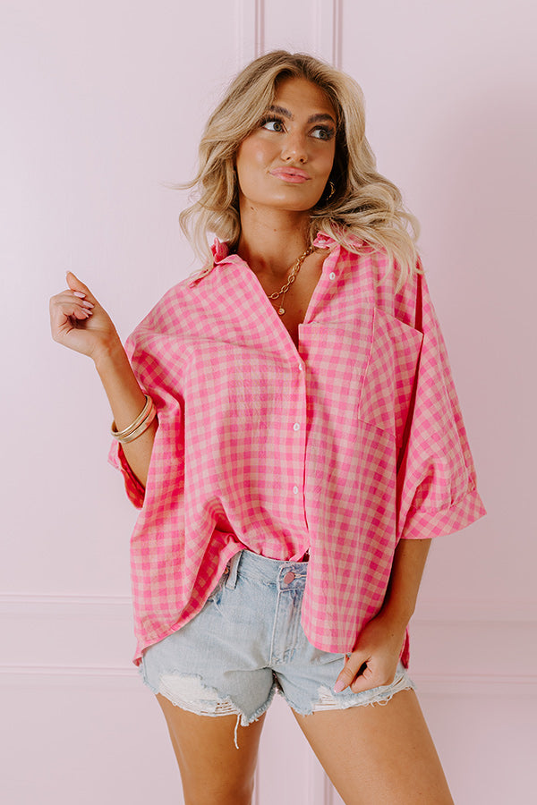 Vacay Ways Oversized Button Up