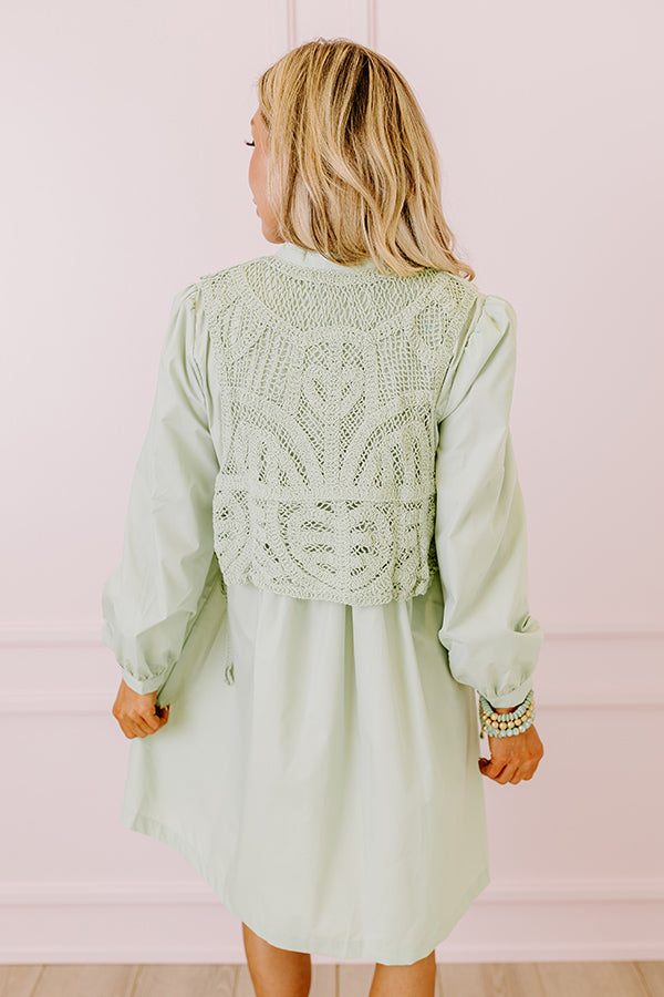 Boho Belle Two Piece Mini Dress in Pear Image - 5