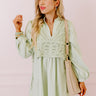 Boho Belle Two Piece Mini Dress in Pear Image - 1