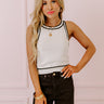 Social Hour Knit Top in Ivory Image - 1