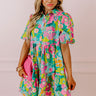Lagoon Luxe Floral Mini Dress Image - 1