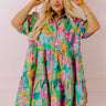 Lagoon Luxe Floral Mini Dress Curves Image - 1