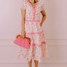 Garden Party Ready Floral Midi in Pink Image - 1