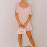Spring Fling Organza Romper in Light Pink Image - 1