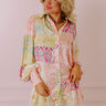 Uptown Chic Satin Button Up Image - 1