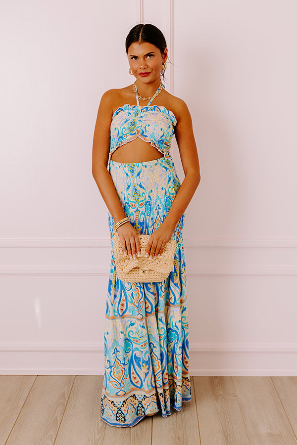 A DEE - Olympia Ocean Pearl Shell Sweat Dress - Aruba Blue main image 1