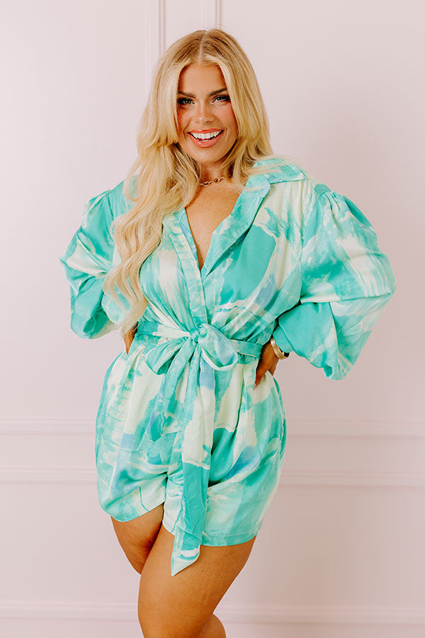 Sassy And Chic Satin Romper Curves