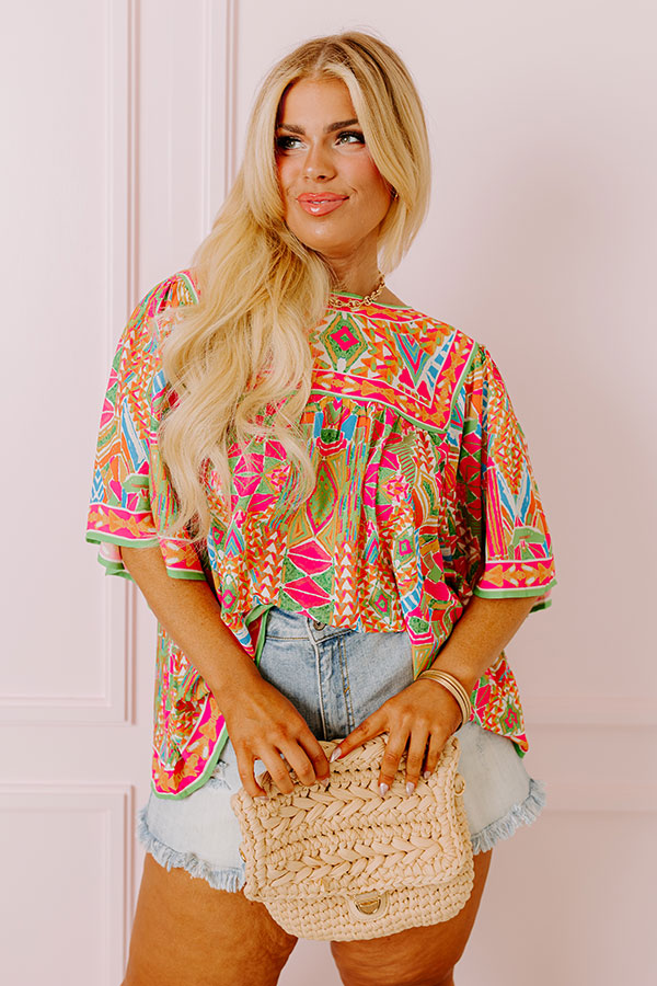 Sunshine Serenade Shift Top Curves Image - 3