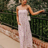Smiles and Sunshine Floral Maxi in Lavender Image - 1