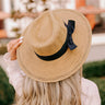 Harbor Haven Woven Fedora in Black Image - 1